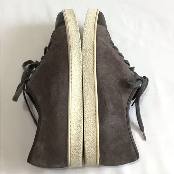 John Lobb Levah Suede With Leather Cap Toe Sneakers Size 10E - Picture 5 of 9